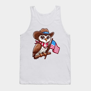 A Whimsical Tribute to American Culture in Cartoon Style T-Shirt Tank Top